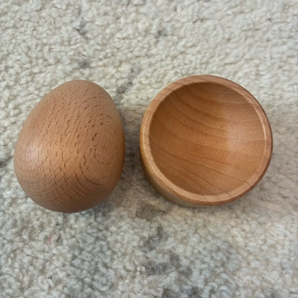 Lovevery Montessori Wooden Egg